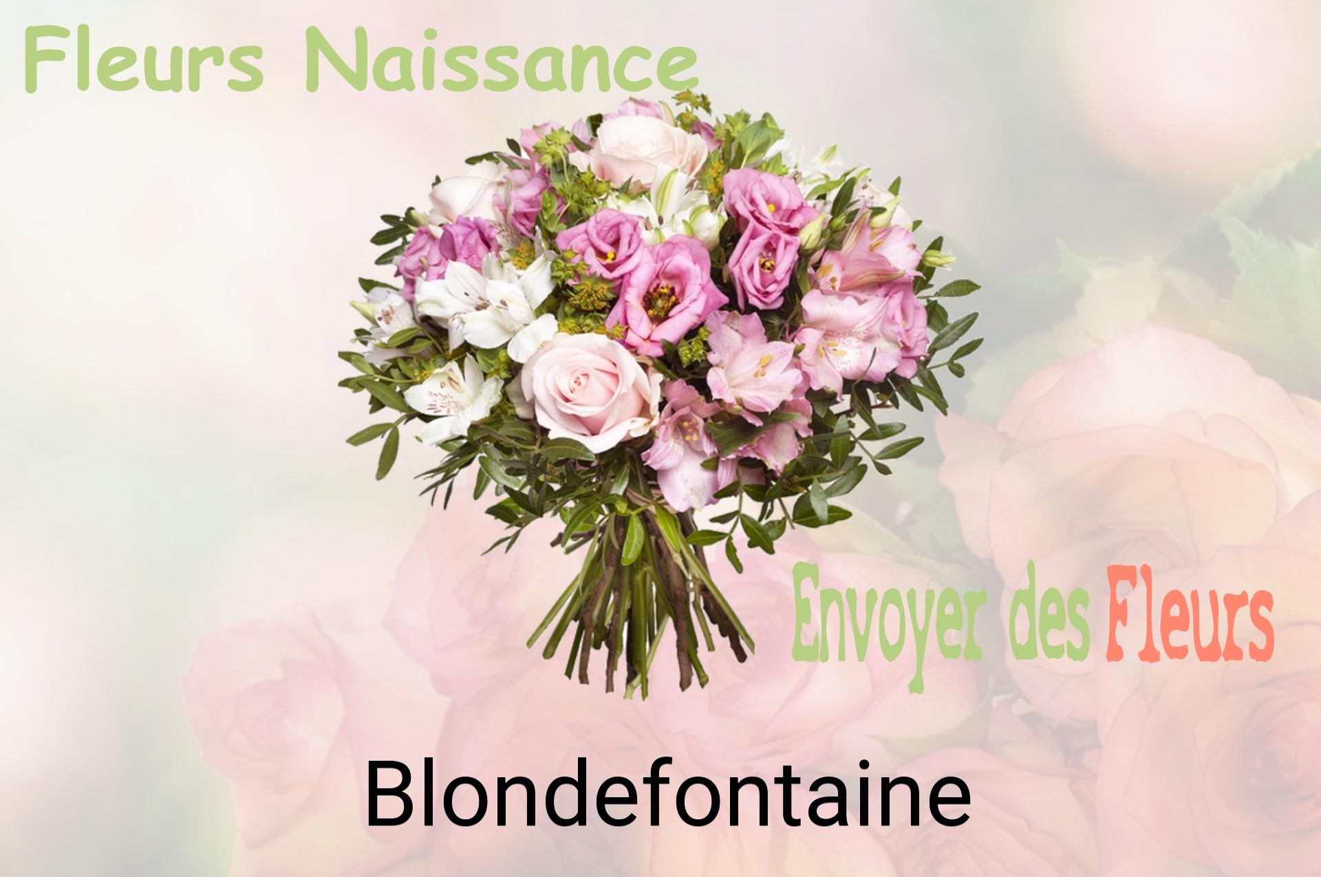 Bouquet de fleurs de naissance livré à Blondefontaine